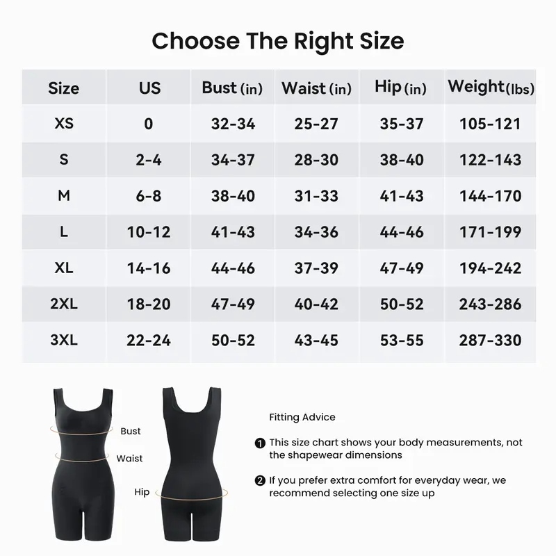 Pay 1 Get 3 - Tummy Control Butt Lifter Faja Bodysuit