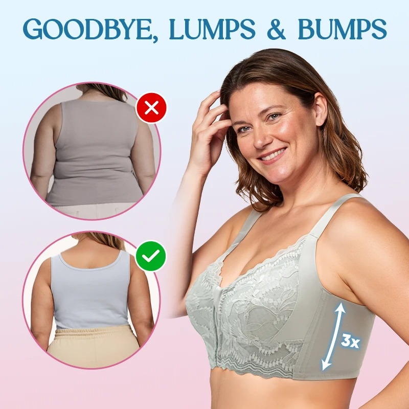 Pay 1 Get 3 - Ultra Soft Front Zip Wireless Lifting Bra