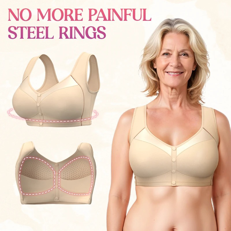Pay 1 Get 3 - Lift & Support Front Button Bra