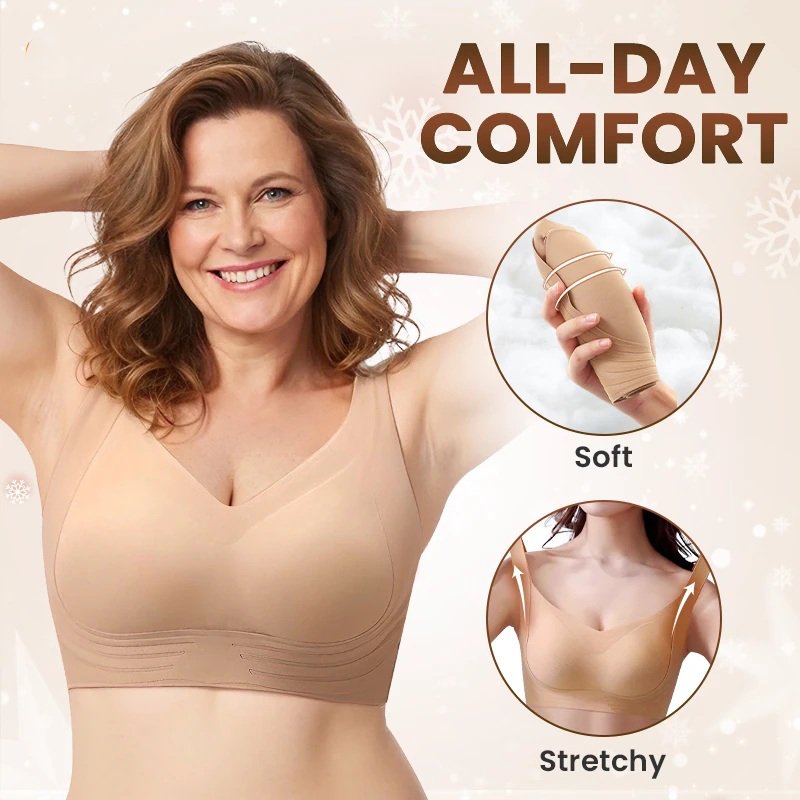 Pay 1 Get 3 - Supportive Wireless Lift Bra for All-Day Comfort