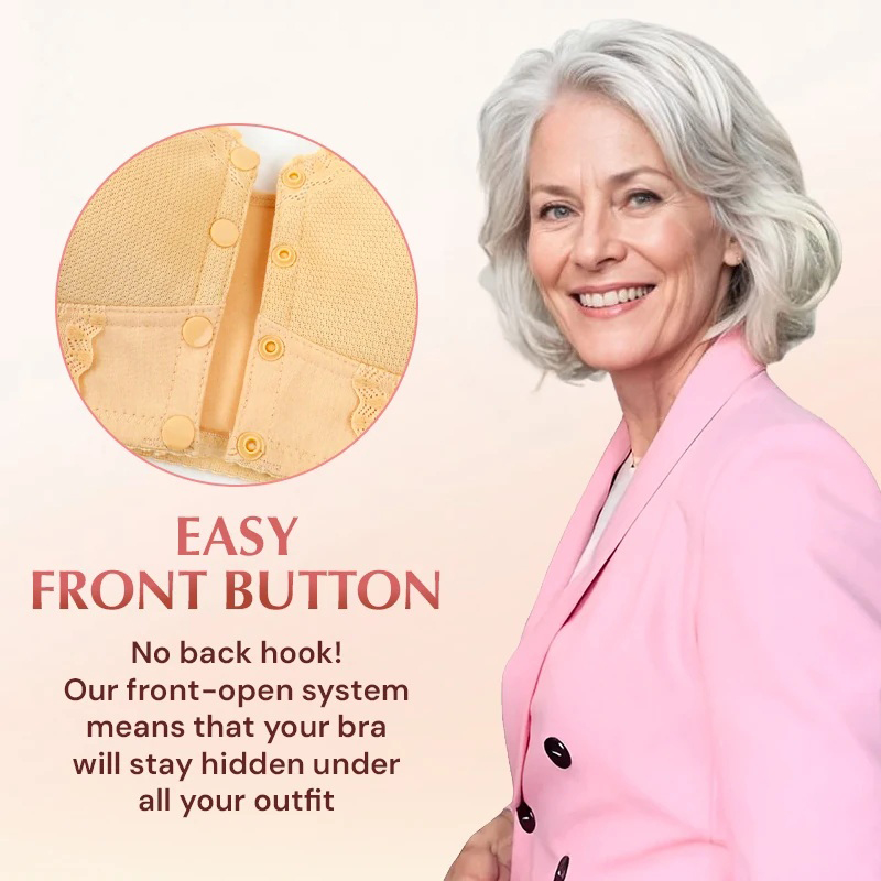 Pay 1 Get 3 - LAST DAY SALE 80% OFF - Front Closure Breathable Bra for Seniors