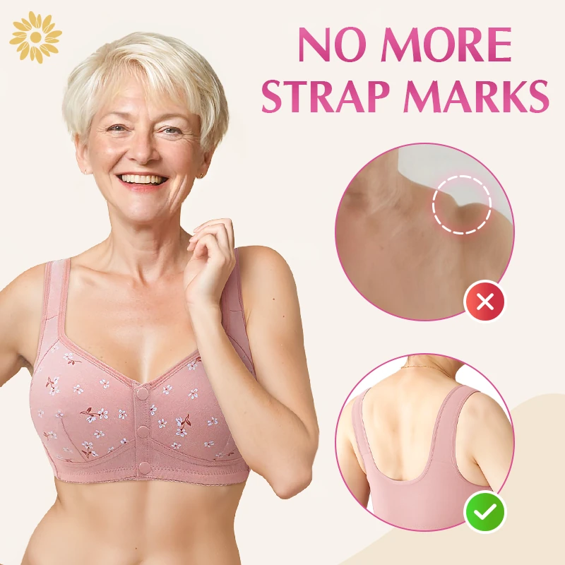 Daisy Bra - Pay 1 Get 3 - Comfortable & Convenient Front Button Bra