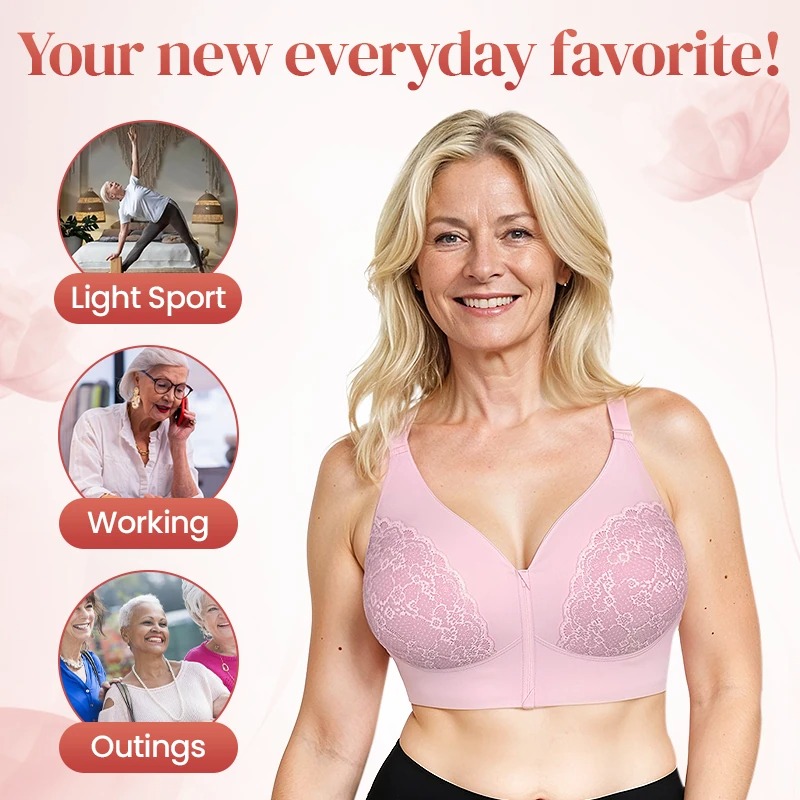 PAY 1 GET 3 - Front Zip Powerful Support Comfy Bra