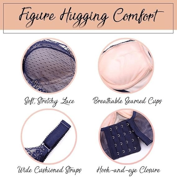 Pay 1 Get 3 - Plus Sports Breathable Size Trim Bra