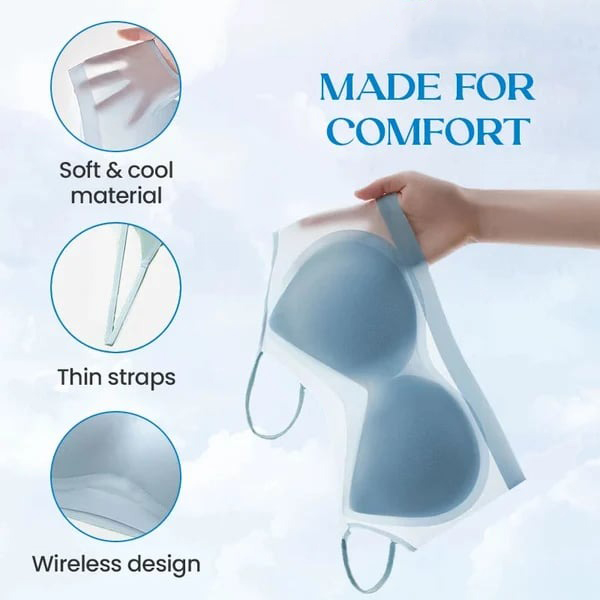 Pay 1 Get 3 - Ultra-thin plus size ice silk comfort bra