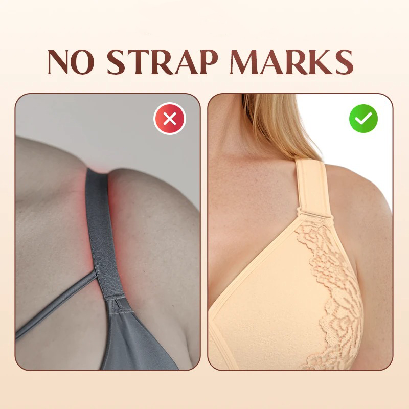 Pay 1 Get 3 - Velcro Front-Wrap & Straps Adaptive Comfort Bra