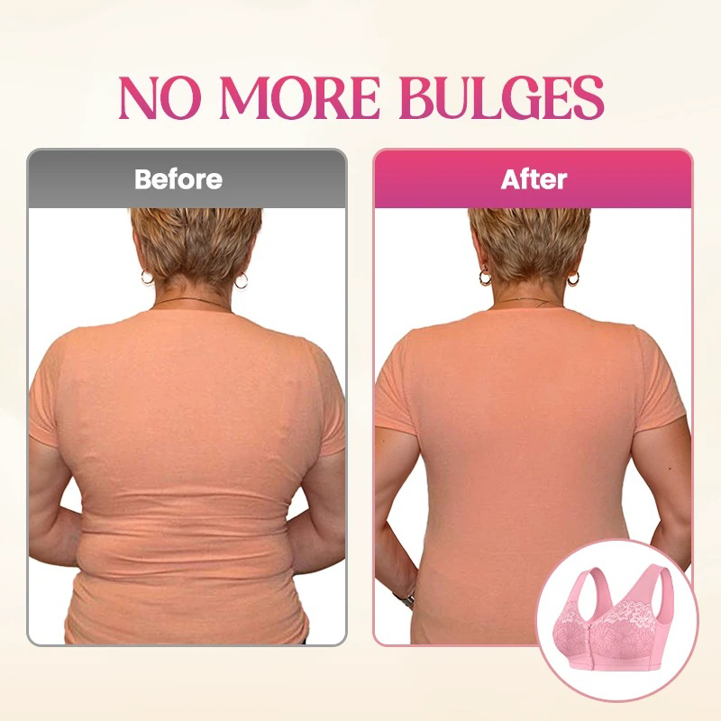Pay 1 Get 3 - Comfortable Front Closure Cotton Shaping Bra for Seniors
