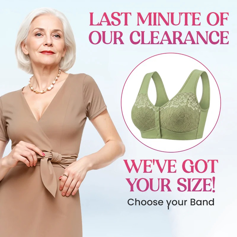Pay 1 Get 3 - Front Closure Breathable Cotton Lifting Bra for Seniors