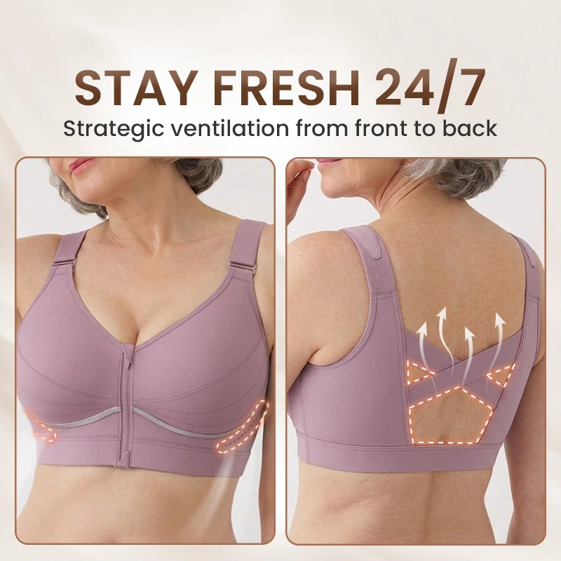 Pay 1 Get 3 - Custom-Lift Back Support Front Zipper Bra