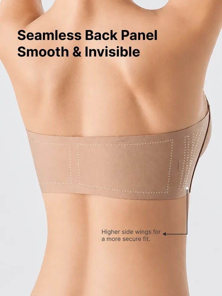 Pay 1 Get 2 - Women's Strapless Front Closure Push-Up Bra