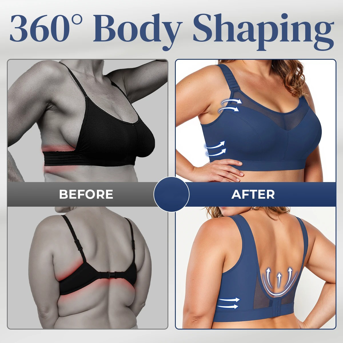 Pay 1 Get 3 - Breathable Custom-Lift Bounce Control Bra