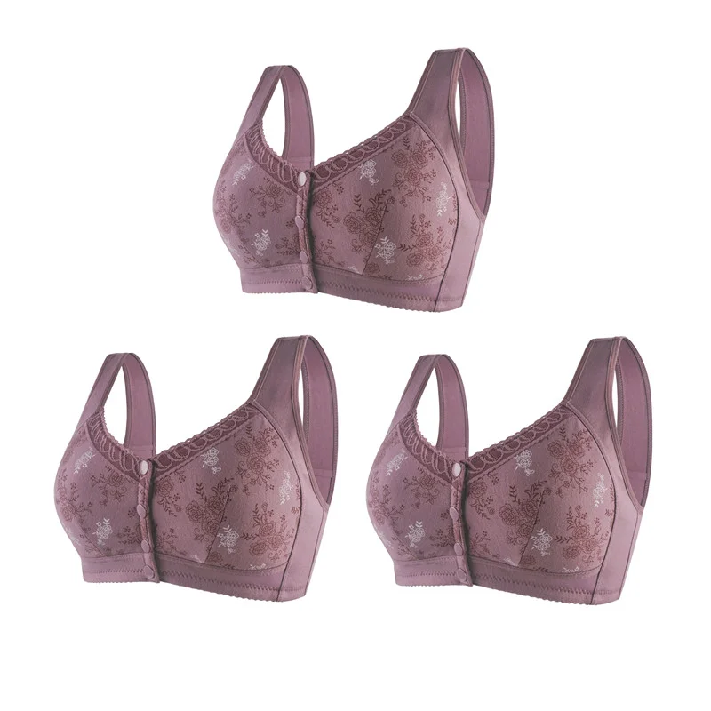 🔥Buy 1 Get 3(3packs)🔥 Cotton Front Closure Bra