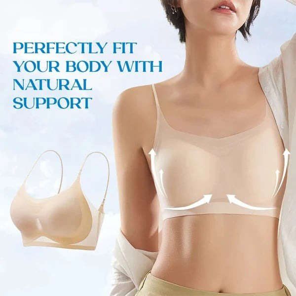Pay 1 Get 3 - Ultra-thin plus size ice silk comfort bra