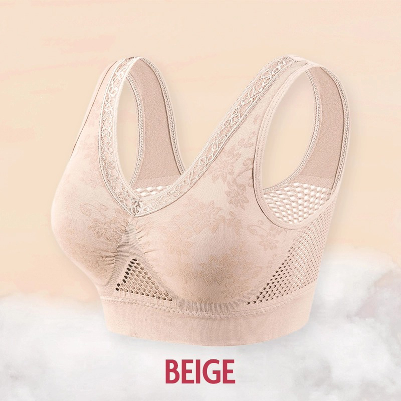 Pay 1 Get 3 - Pure Cotton Buttonless Comfy Lifting Bra