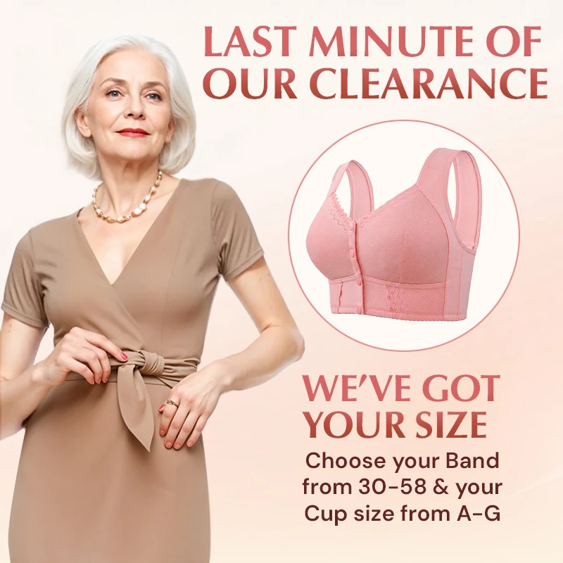 Pay 1 Get 3 - LAST DAY SALE 80% OFF - Front Closure Breathable Bra for Seniors