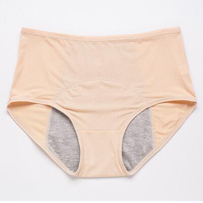 6 Pcs ! Plus Size Leak Proof Protective High Waist Panties/L-8XL