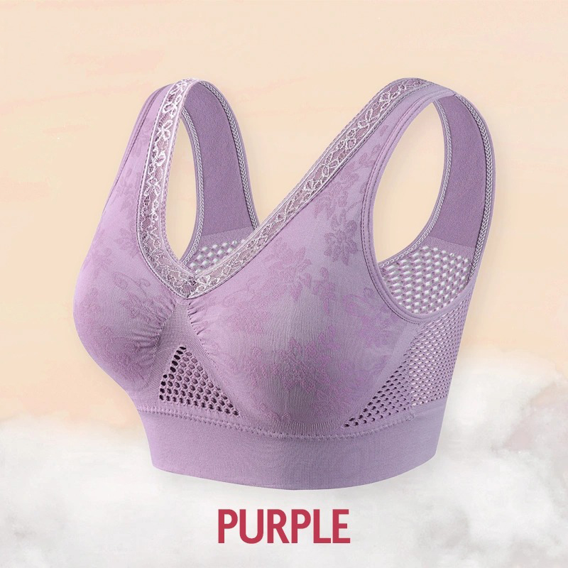 Pay 1 Get 3 - Pure Cotton Buttonless Comfy Lifting Bra