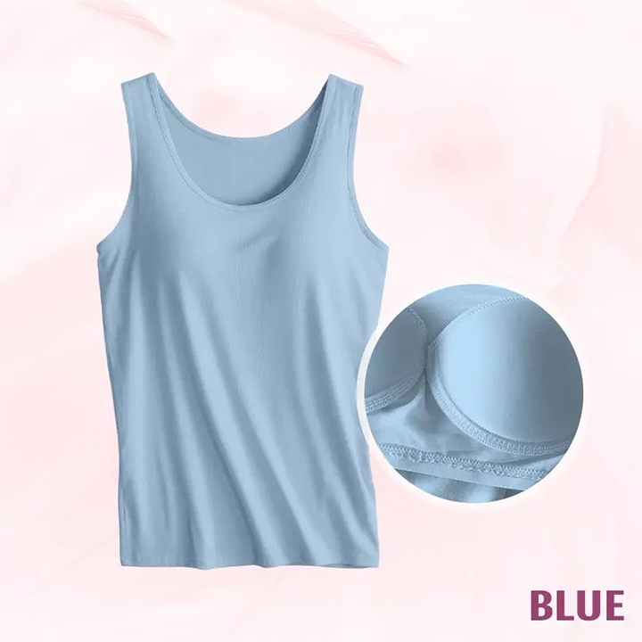 Pay 1 Get 3 - Soft Built-In Bra Tank Top for Women