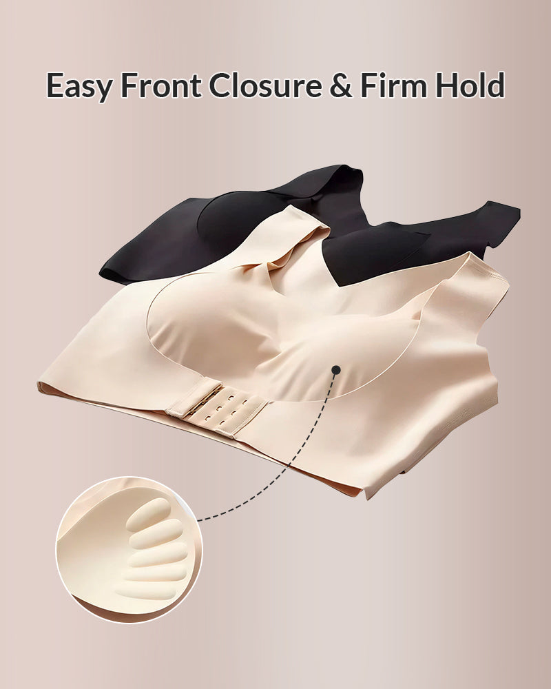 Pay 1 Get 2 - Front Closure Cross-Back Wireless Posture Bra