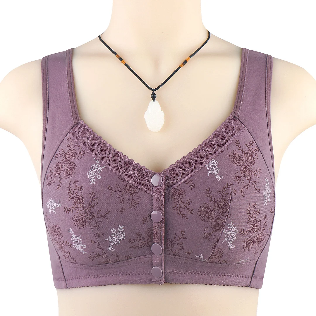 🔥Buy 1 Get 3(3packs)🔥 Cotton Front Closure Bra