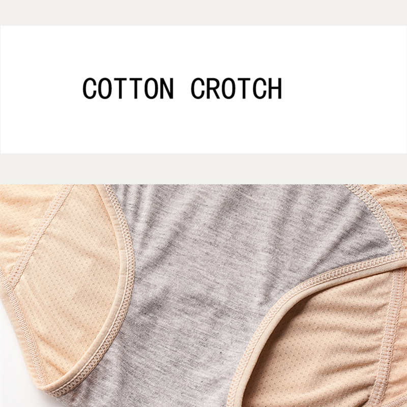 6 Pcs ! Plus Size Leak Proof Protective High Waist Panties/L-8XL