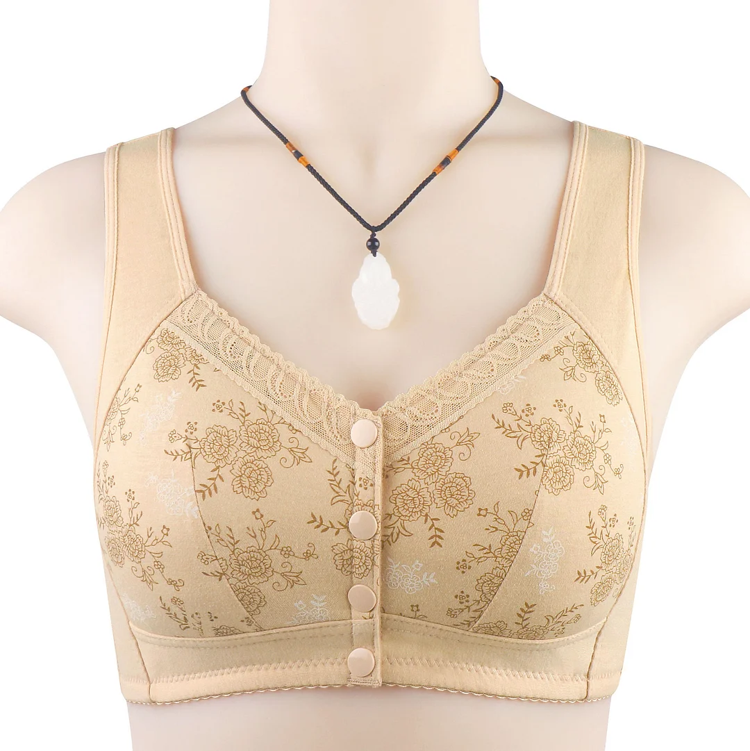 🔥Buy 1 Get 3(3packs)🔥 Cotton Front Closure Bra