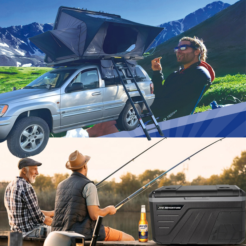 【JVB Pyrenees】(Versión Mejorada) Ventanas Laterales Ampliadas+Estructura de aluminio【¡Envío Gratis!】