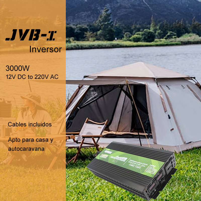【JVB-I】Inversor de potencia de 3000 vatios, convertidor de 12V-220V -JVB's Adventure