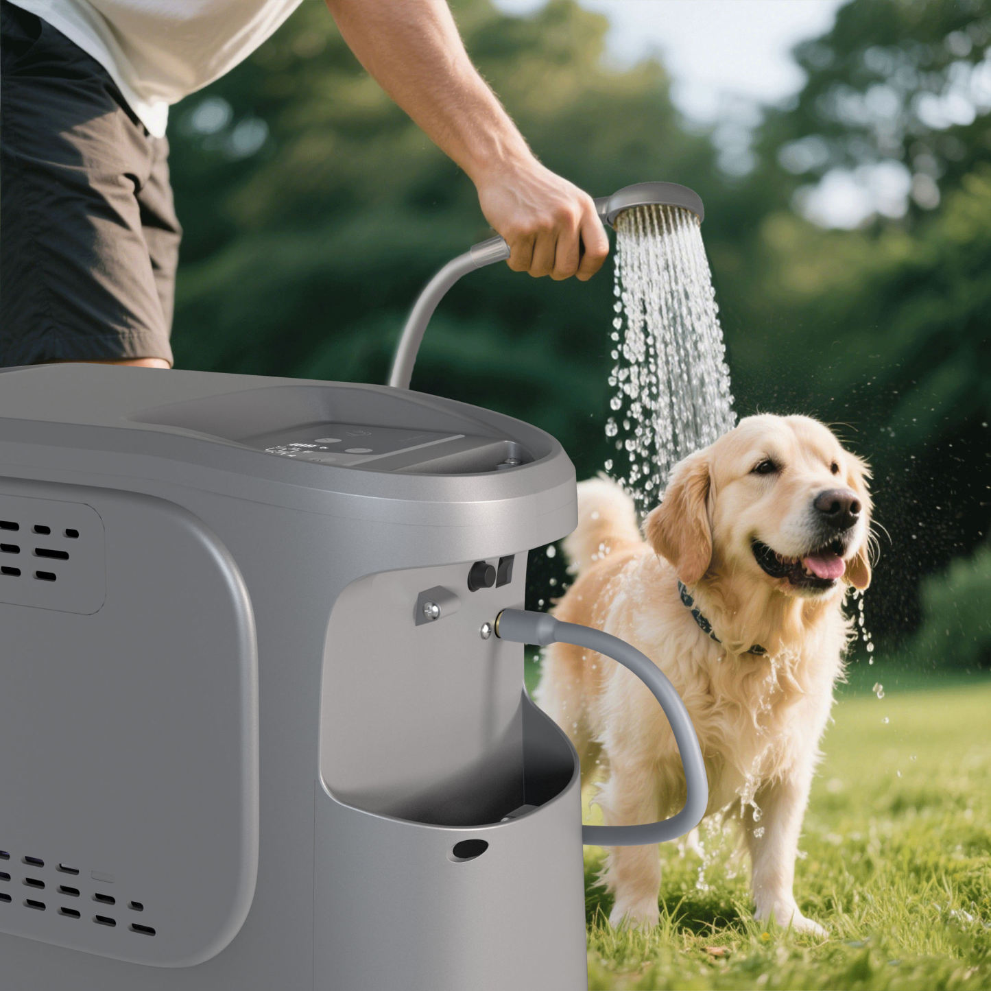 JVB-Z10H Calentador de agua gas portátil para exterior con termostato