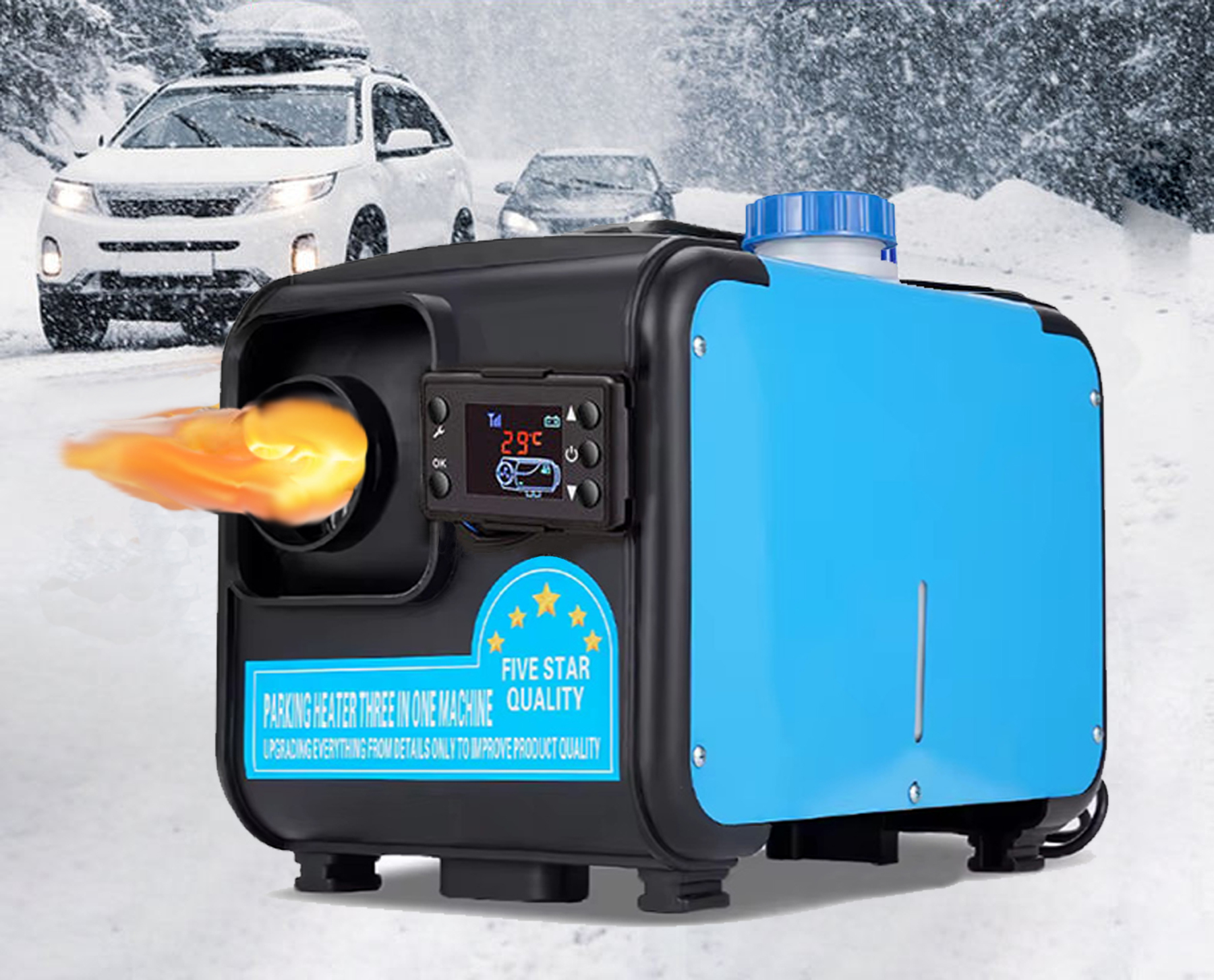 【JVB-H】Calentador diesel integrado para vehículos-JVB's Adventure