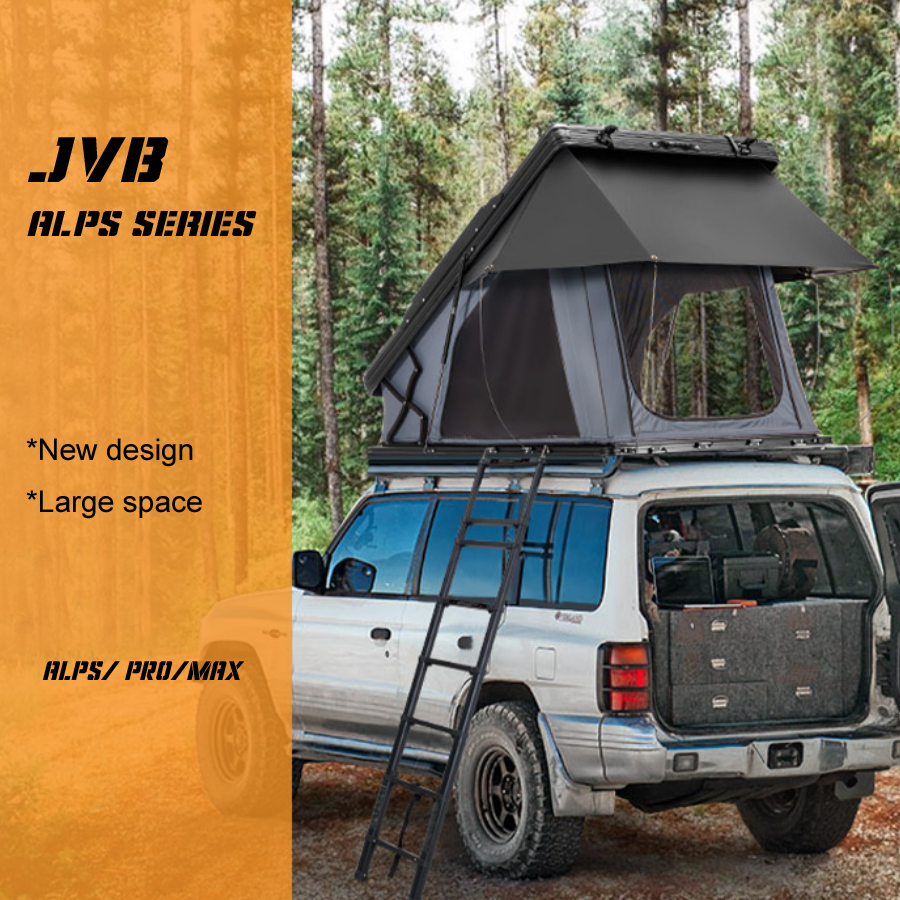 【JVB Alps】 Tienda de campaña con techo elevado triangular de aleación de aluminio