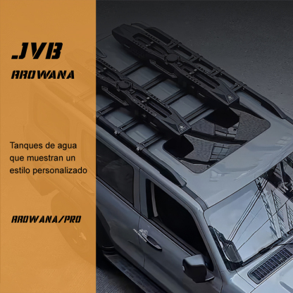 Depósito agua vehicular JVB Arowana con manguera presión integrada-JVB's Adventure