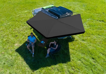 Toldo Lateral Coche 270º, Toldo Impermeable Vehículo, Oxford 600D, Marco Aluminio, para SUV Furgoneta, Camping Overland-JVB's Adventure
