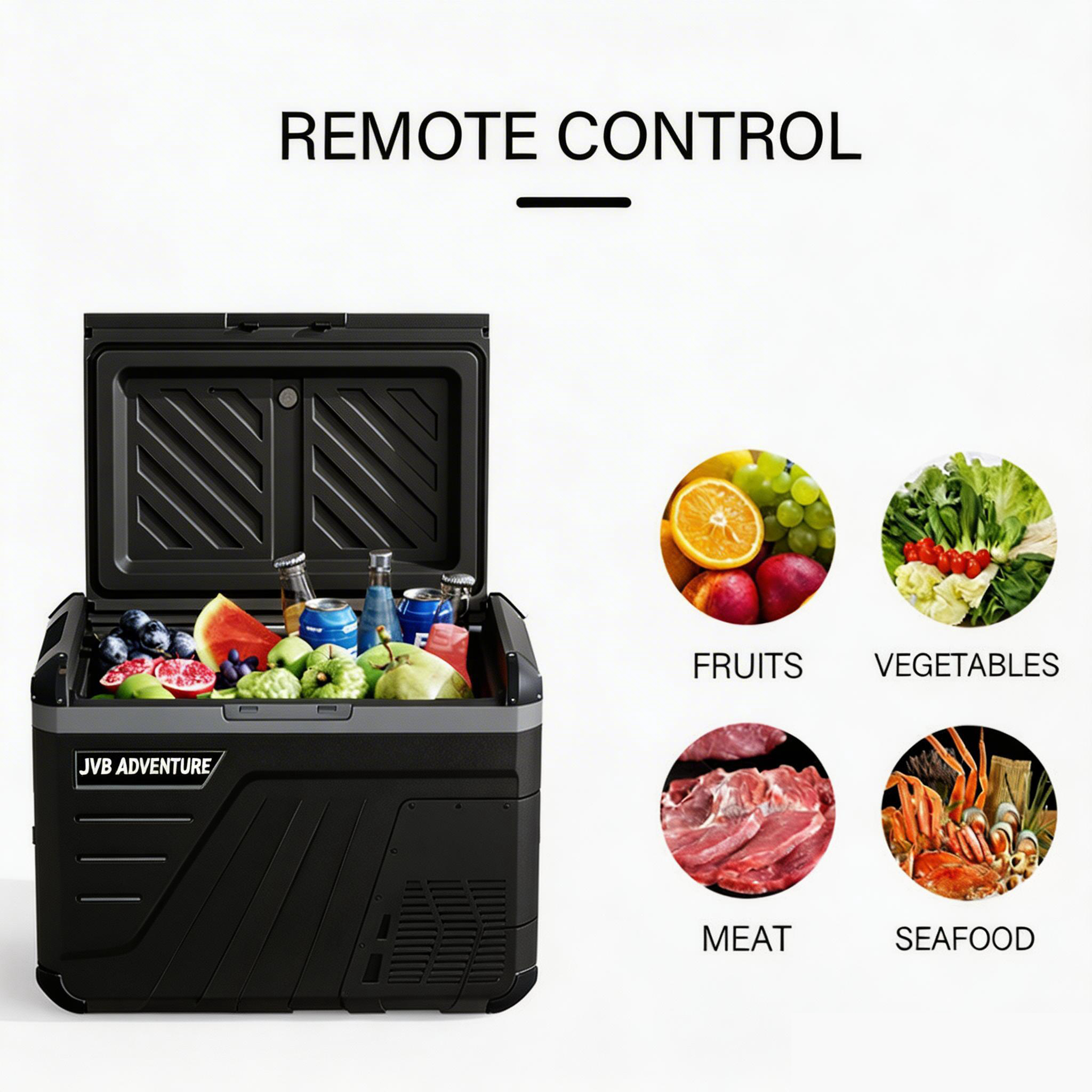 【JVB-FR】Gran capacidad de 45L, Refrigerador para vehículos