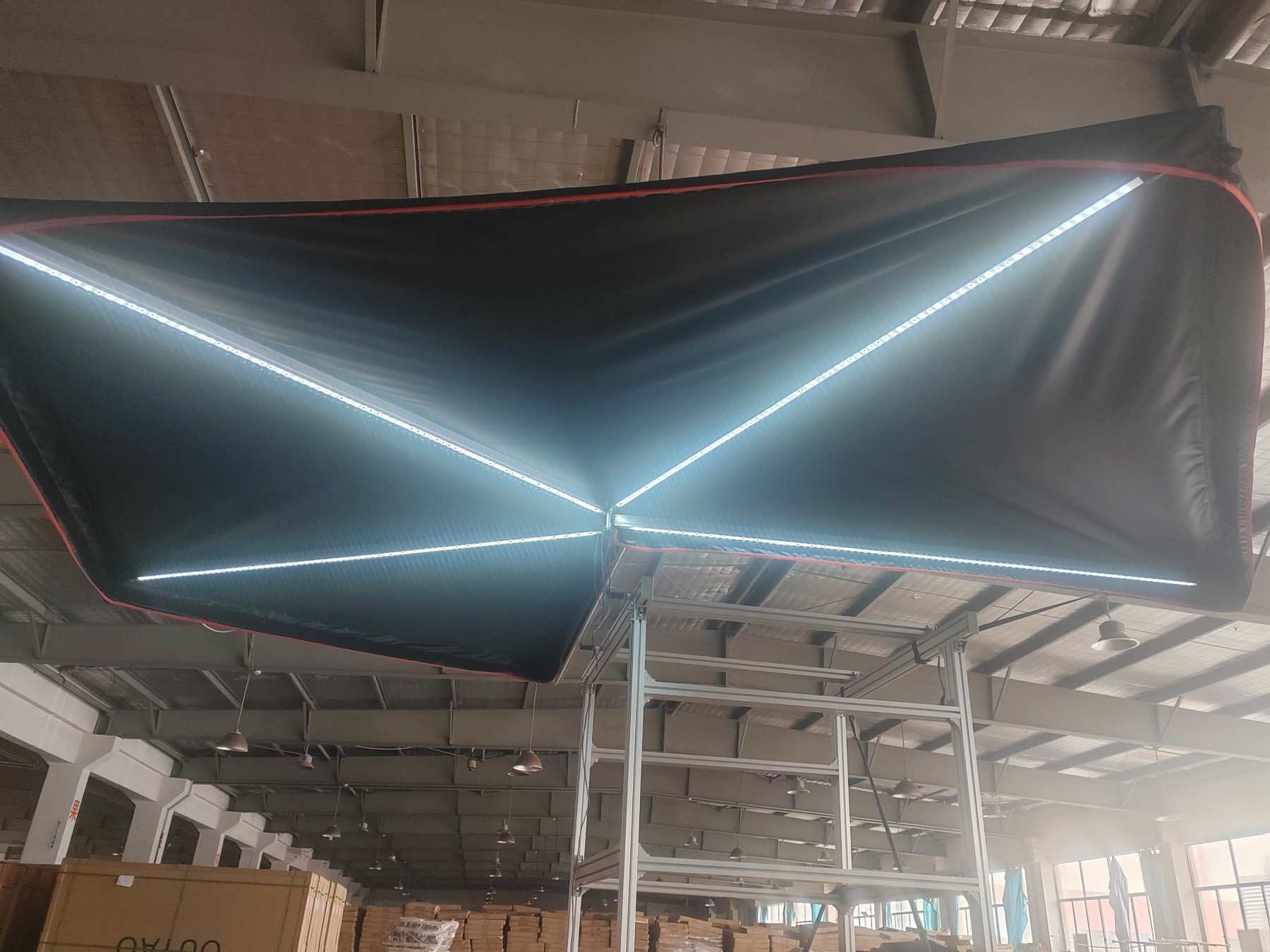 Toldo Lateral Coche 270º, Toldo Impermeable Vehículo, Oxford 600D, Marco Aluminio, para SUV Furgoneta, Camping Overland-JVB's Adventure