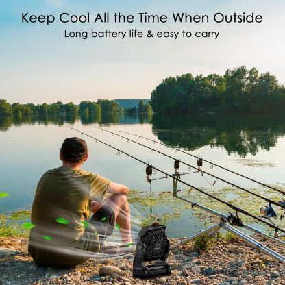 【Brisa Alpine】Ventilador Batería para Camping 10400mAh, Potente y Silencioso 4 Velocidades con Luz LED y Gancho, Ventilador Portátil USB Recargable para Tienda Caravana Exterior Viaje Sobremesa【¡ENVÍO GRATIS A TODO EL MUNDO! 🌎】-JVB's Adventure