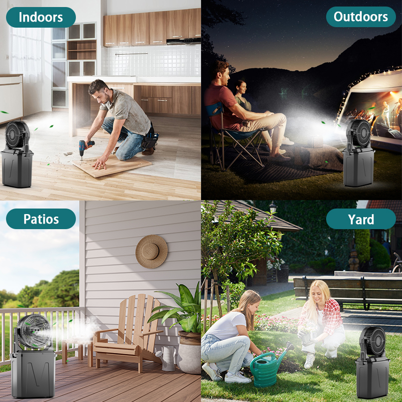 【Brisa Alpine Mist】Ventilador de Camping 9L con Nebulizador, Aire Acondicionado Portátil【¡ENVÍO GRATIS A TODO EL MUNDO! 🌎】 -JVB's Adventure