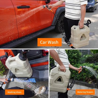 【JVB-5.5E】Tanque de agua portátil con bomba de aire-JVB's Adventure