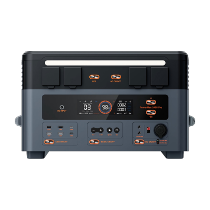 OSCAL PM2400PRO (2400W) Estación Eléctrica Portátil, Generador Solar LiFePO4 de 2016Wh, Carga en 1.2 Horas, Adecuado para Emergencias en el Hogar, Campamento al Aire Libre-JVB's Adventure