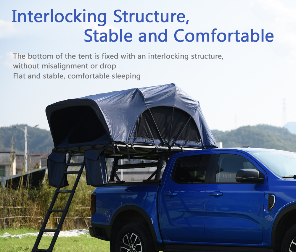 【JVB Carpathians】Tienda de techo blando edición ligera y extendida,  apto para cualquier vehículo