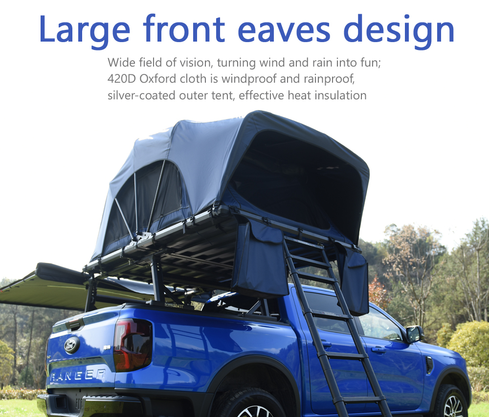 【JVB Carpathians】Tienda de techo blando edición ligera y extendida,  apto para cualquier vehículo