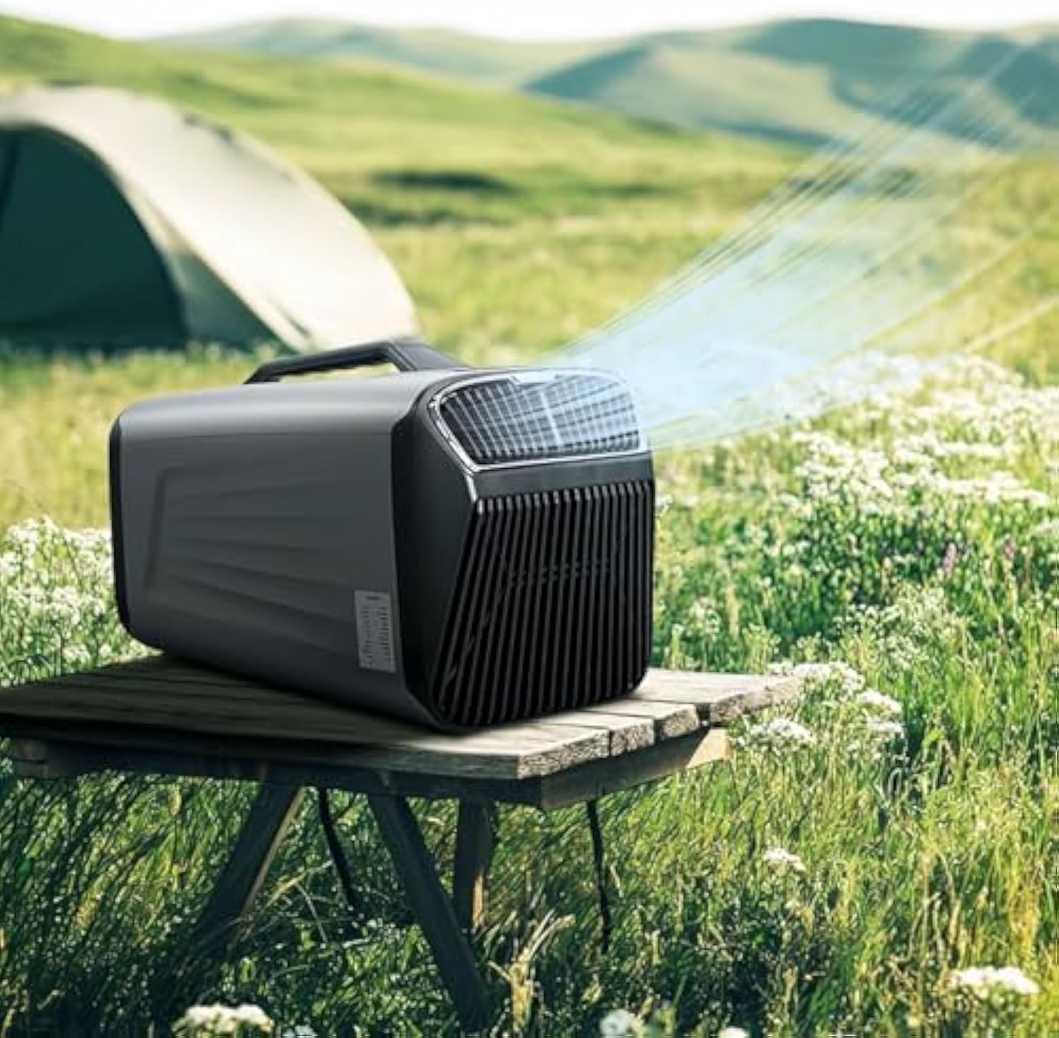 【JVB-AIR】Aire acondicionado portátil móvil - Sin Unidad Externa - Pequeño, con Mando a Distancia y Temporizador - Aire Acondicionado Portátil Silencioso-Ideal para Casa, Oficina, Camping