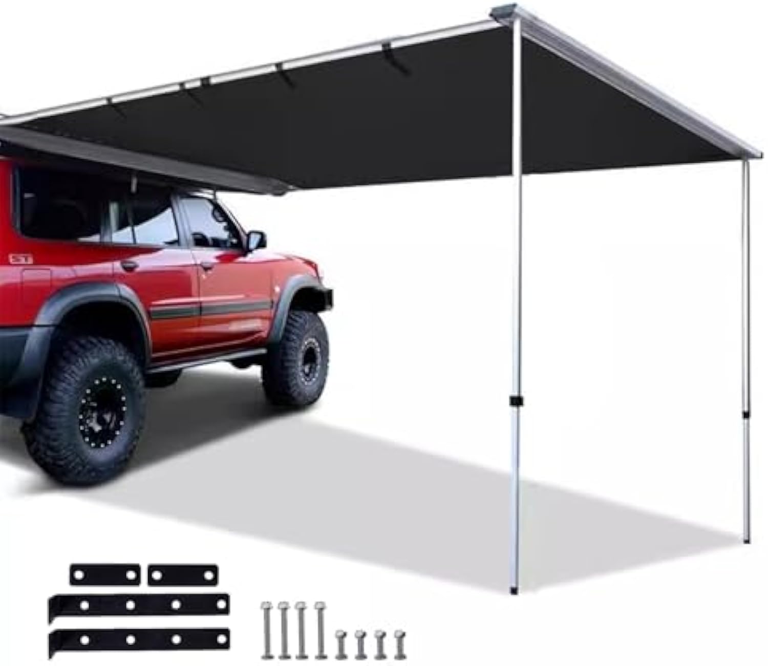 JVB4X4 Toldo extensible para coche, protección solar/impermeable/antiviento, 1.6x2.5m, PU 5000mm