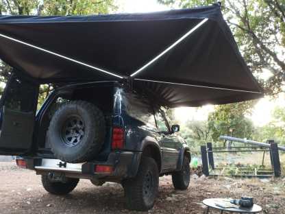 【JVB-R270】Valla de toldo (Compatible con el toldo lateral de coche de 270º)