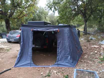 【JVB-R270】Valla de toldo (Compatible con el toldo lateral de coche de 270º)