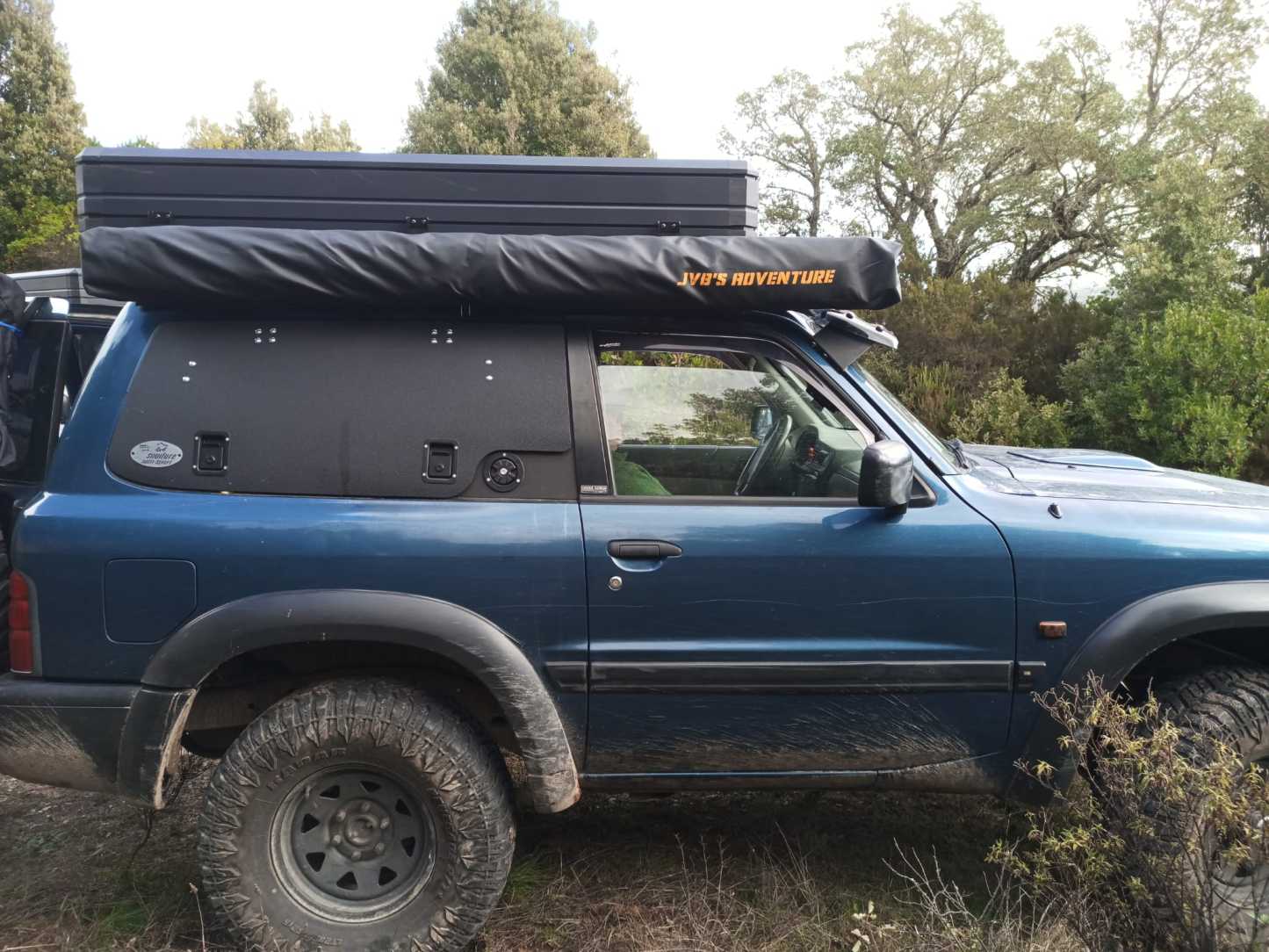 【JVB-R270】Valla de toldo (Compatible con el toldo lateral de coche de 270º)