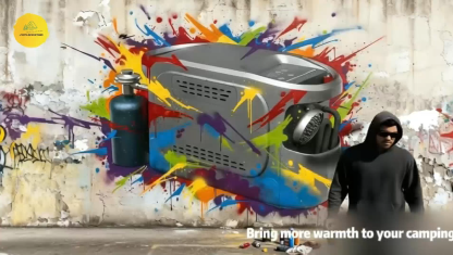 JVB-Z10H Calentador de agua gas portátil para exterior con termostato