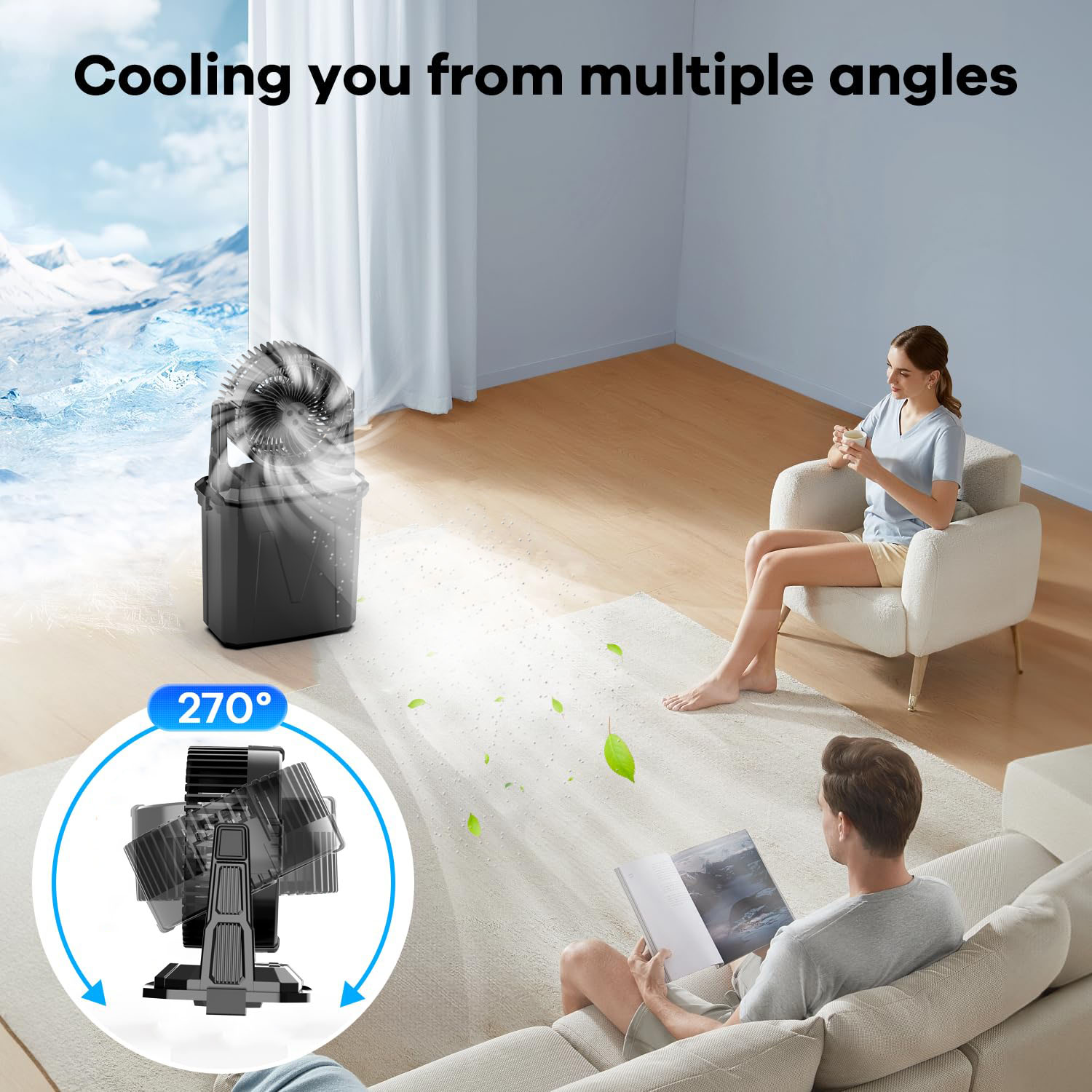 【Brisa Alpine Mist】Ventilador de Camping 9L con Nebulizador, Aire Acondicionado Portátil【¡ENVÍO GRATIS A TODO EL MUNDO! 🌎】 -JVB's Adventure