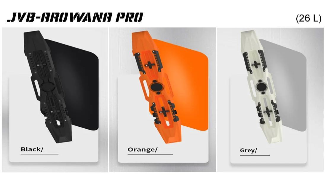 Depósito agua vehicular JVB Arowana con manguera presión integrada-JVB's Adventure