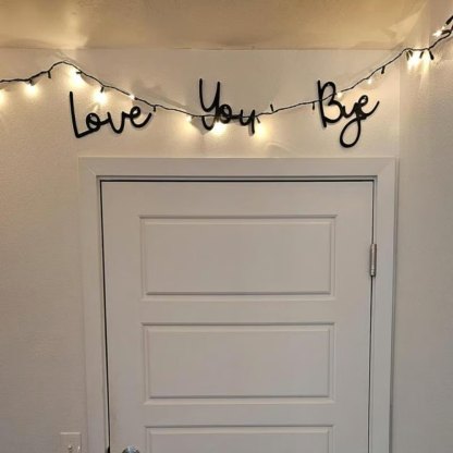 Wooden Wall Hanging Sign Decoration